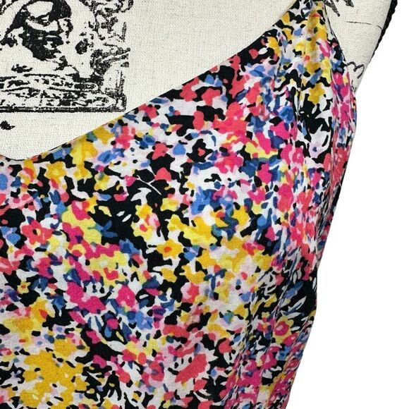 Gap Y2K Multicolored Floral Print Casual Summer Slip Dress, Small - Picture 5 of 10
